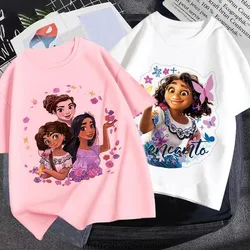 Disney Encanto Mirabel Kids Clothes T-Shirts Children Cartoons Fashion Kawaii Anime T Shirts New Tops Boy Girl Outfits Tee Shirt