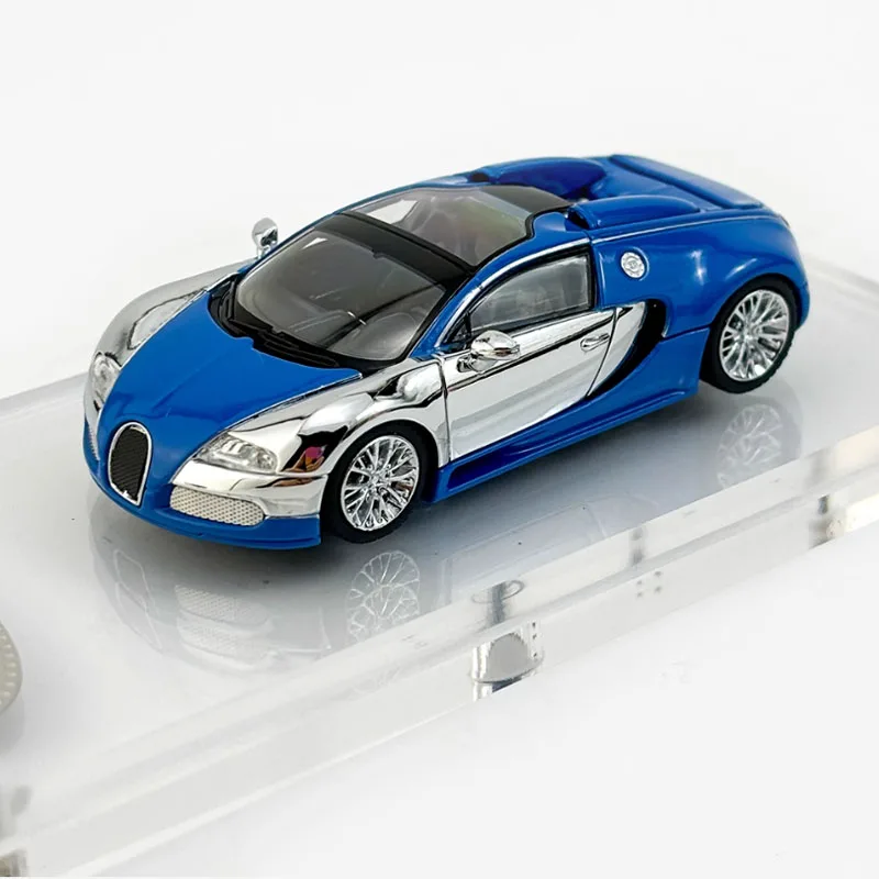 Diecast 1:64 Scale Bugatti Veyron DuplexสีReplicaรถชุดตกแต่งฉากของเล่นคอลเลกชันของที่ระลึก