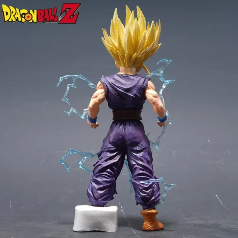 24cm Dragon Ball Z Anime Figure Son Gohan Action Figurine Super Saiyan 2 Cell Game Children Toys Son Goku Gift