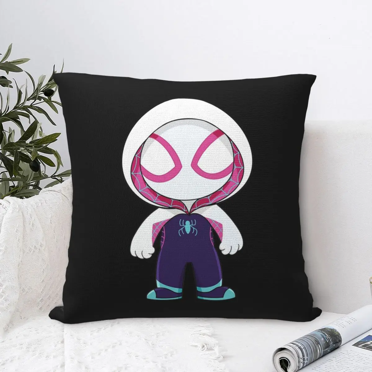 

Ghost Spider Pillowcase Polyester Pillows Cover Cushion Comfort Throw Pillow Sofa Decorative Cushions Used for Home Bedroom Sofa