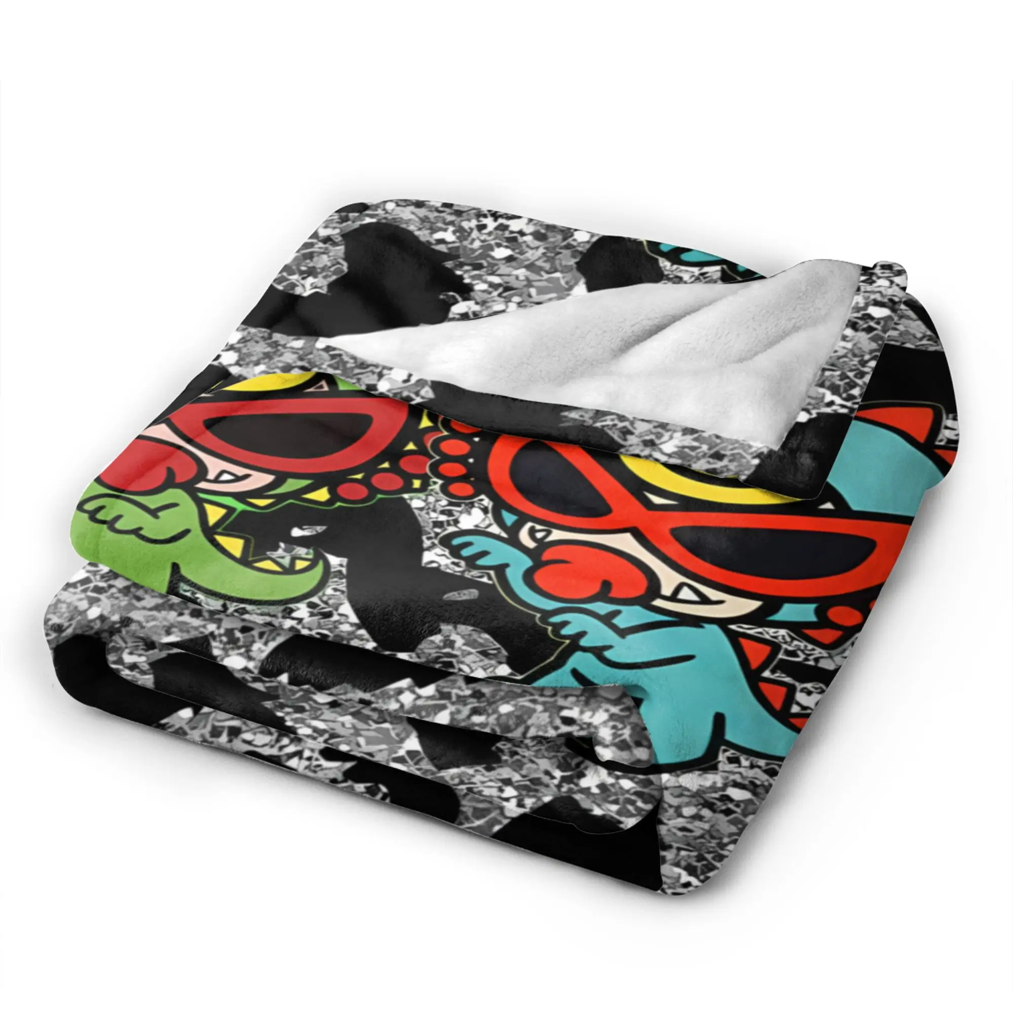 H-Hysteric-s M-Mini Flannel Blanket Winter  Soft Throw Blanket for Boy Girl Couch Bed Novelty Bedspread Sofa Bed Cover