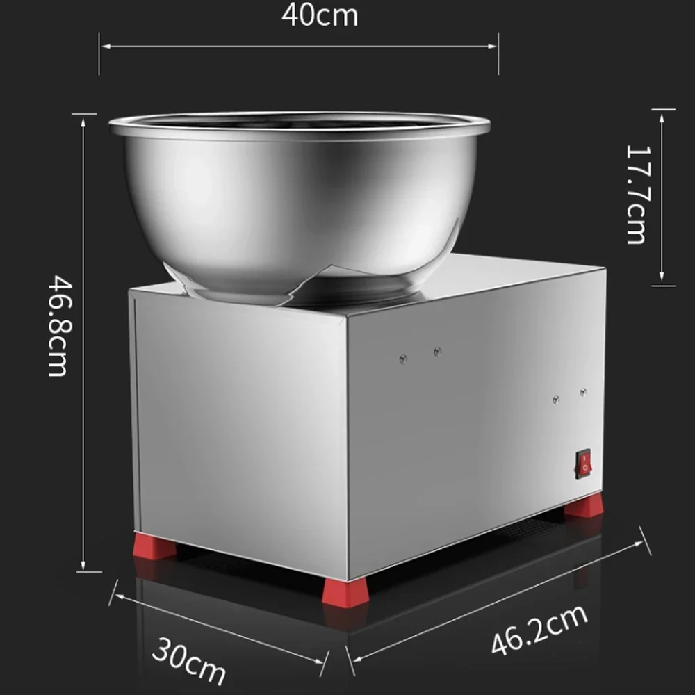 ステンレス鋼洗面器タイプ生地ミキサー商業 8 キロ家庭用電気可動混練ミキサー混練生地ミキサー 220V