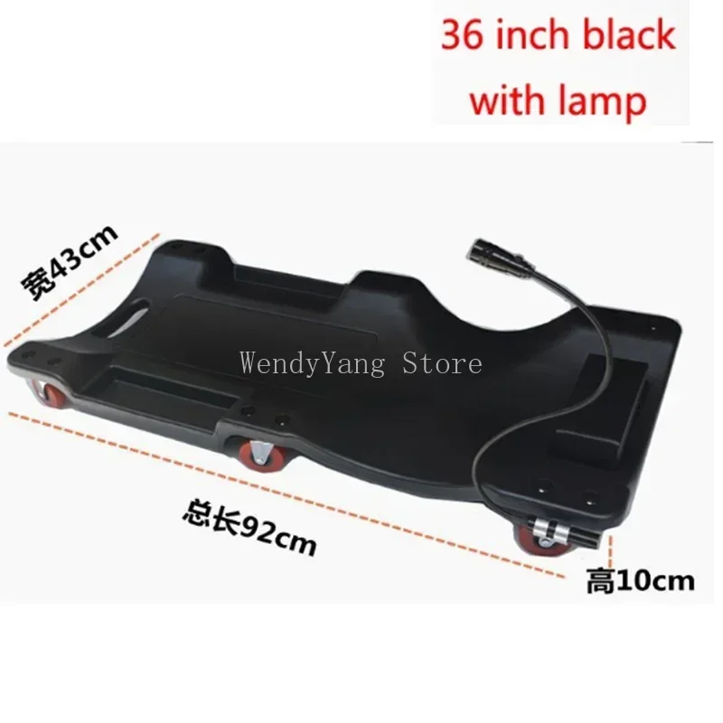 1Pc 36 inch Car Repair Lying Board With LED Light Skateboard Spare Parts Repair Board Car Vehicle Service Maintenance Tool