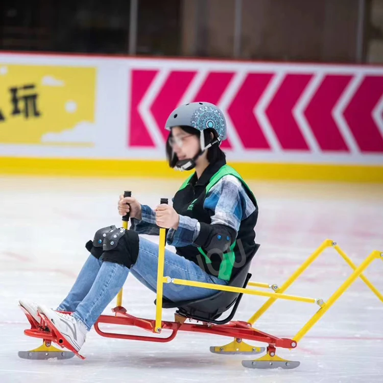 Best Selling Winter on Ice With a Dedicated Four-petal Ice Cone Snow Racer Snowmobile Snow Ski Bike