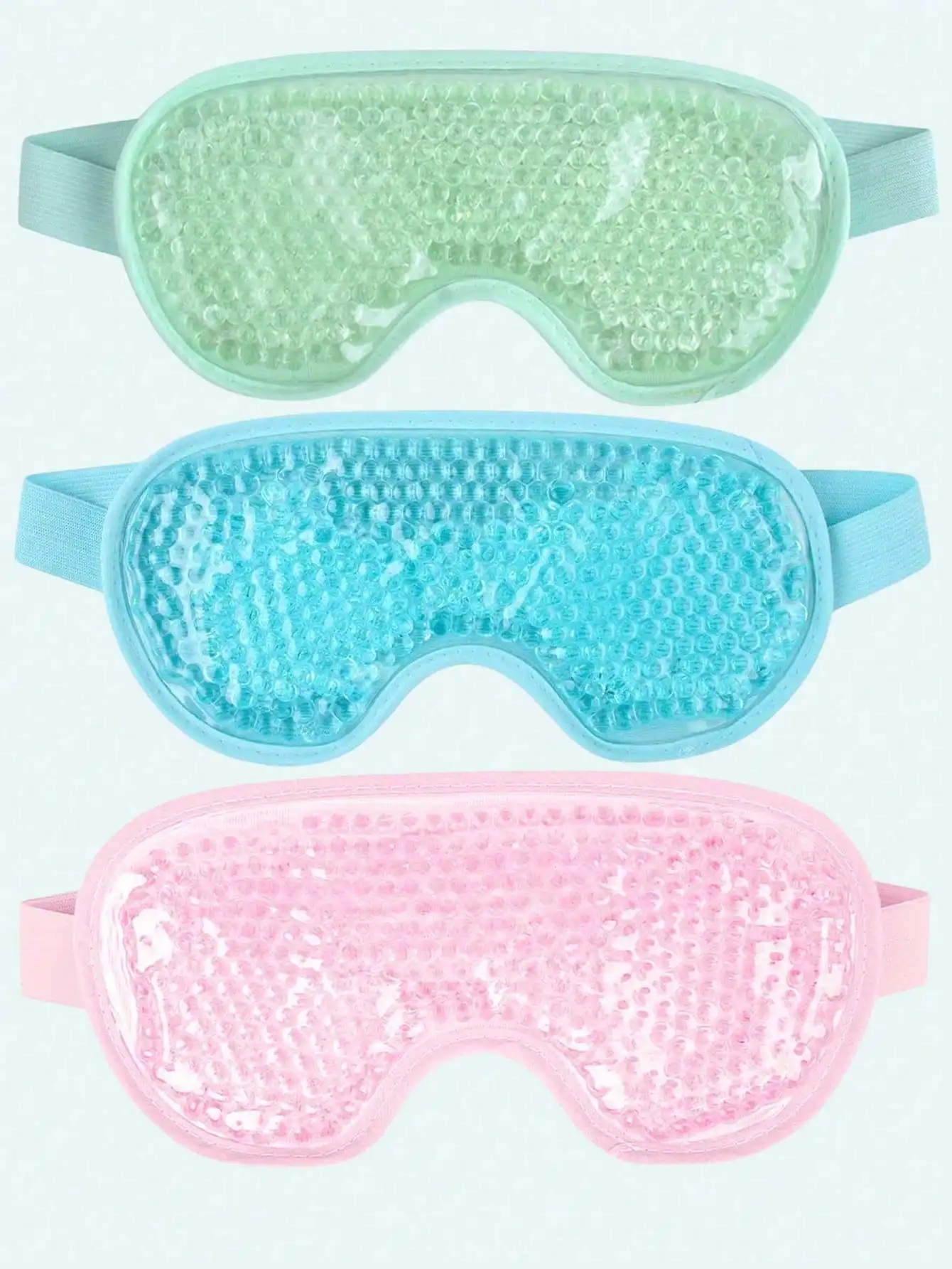 

Reusable Cooling Gel Eye Mask - Relaxing Cold & Hot, Moisturizing PVC Ice Bag Suitable For All Skin Types, Travel Essential Cold & Hot Compress Eye Mask, Multi-Functional Eye Mask, Cooling Beauty Eye Mask, Plush Ice Bag Sleep Eye Mask,Beauty,Skin Care Pro