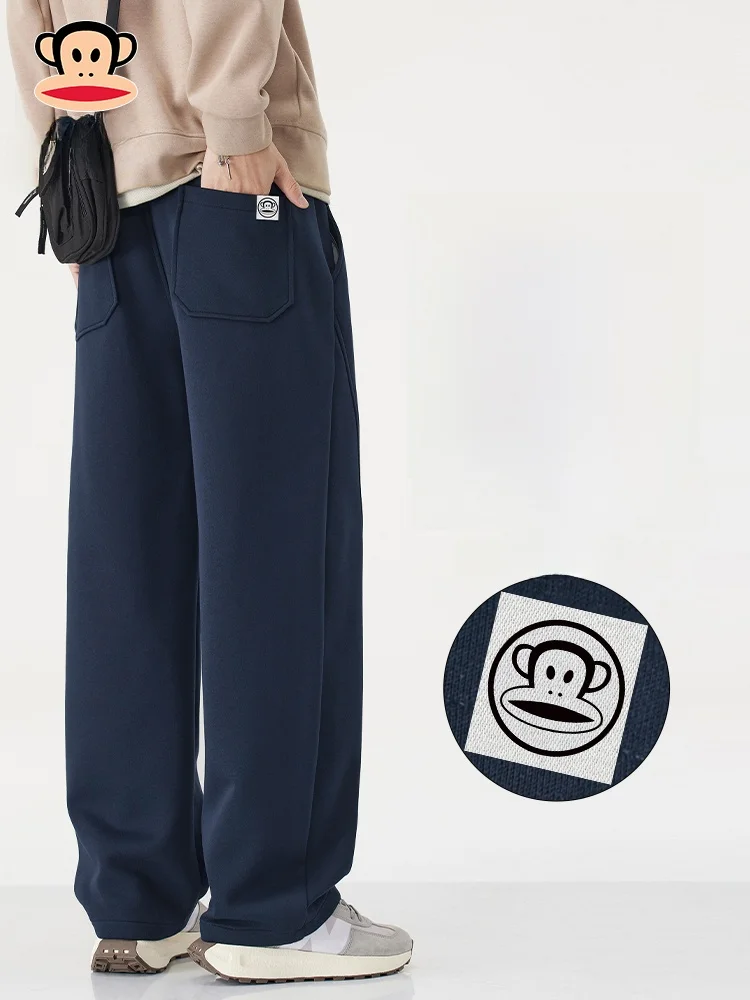 

PaulFrank American Sle Loose Straight Leg Men's Sweatpants Casual Cotton Blend Long Trousers Autumn Season Faionable