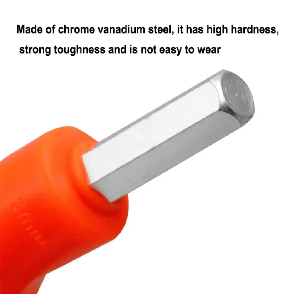 Jeu de clés hexagonales trigéminales 3 en 1، 2.5/3/4/5/6/8 مم، أدوات المنافذ en acier au carbone، outils d'entretien de bicicleta