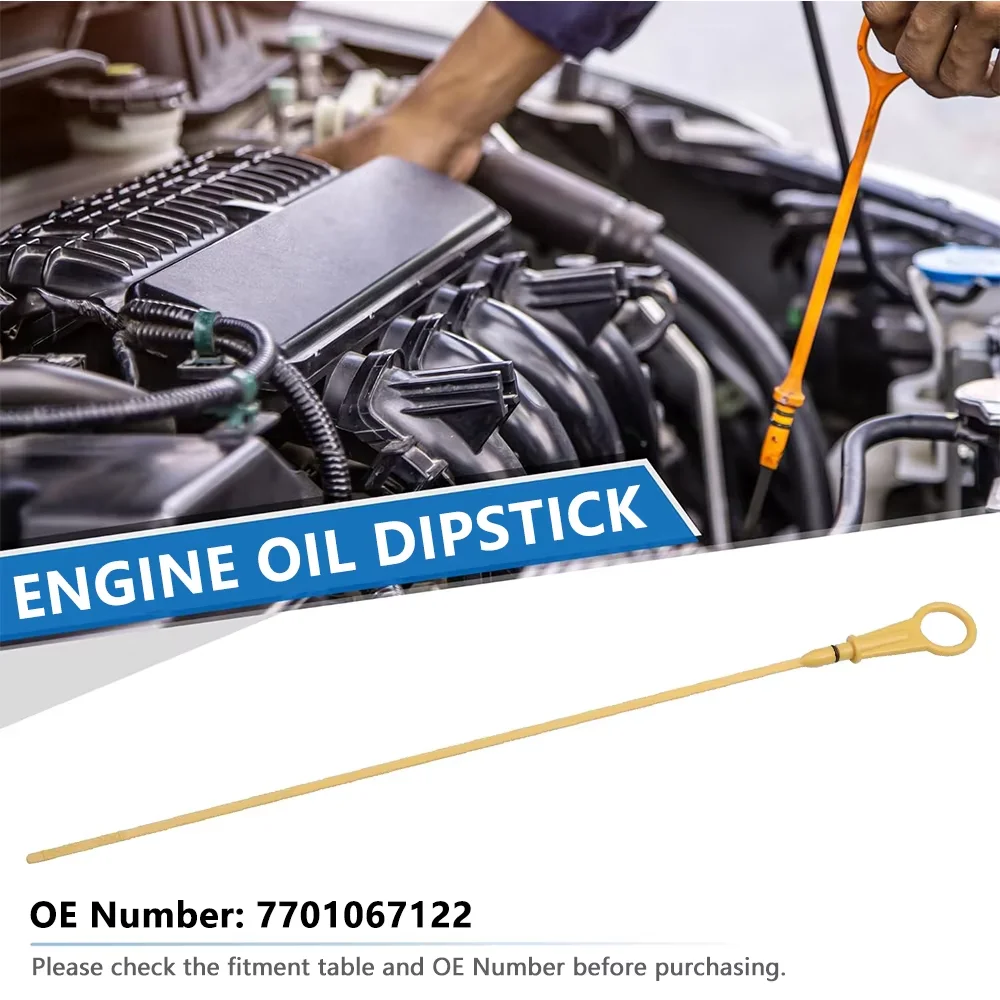 

Car Oil Dipstick OE 7701067122 7701060940 8200463656 Metal Plastic Engine Oil Level Gauge 1Pc