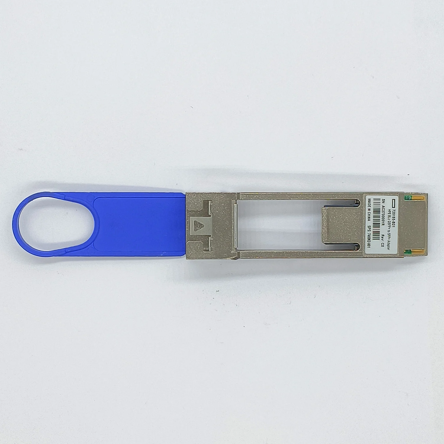 

Genuine Used HPE 720193-B21 QSFP+ to SFP+ Network Adapter 40GE to 10GE 746962-001