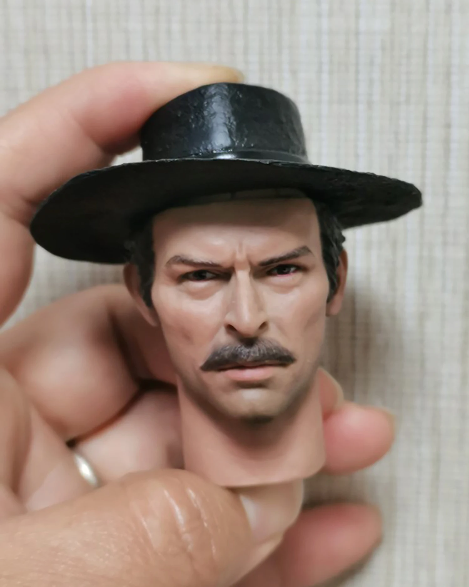 Lee Van Cleef Cowboy Man Head Carved 1/6 Movie Actor Head Model Fit 12\'\' Redman Hot Toys Action Figure