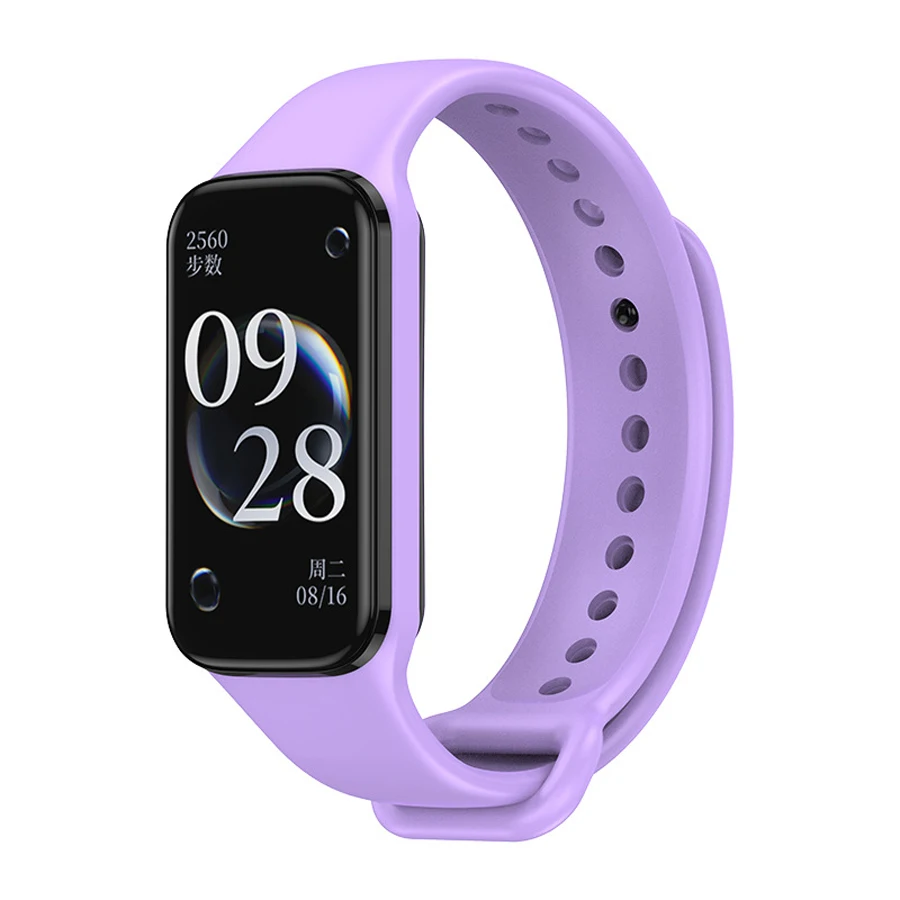 Zachte siliconen polsbandriem voor Xiaomi Smart Band 8 Actieve armband Correas Horlogeband voor Redmi Band 2-riem