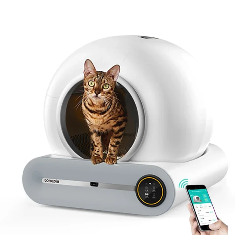 Quick Self-cleaning Portable Automatic Cat Toilet With UV Light cat litter box enclosure litter 4 cat training toilet kit