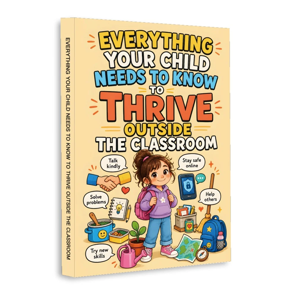 Everything Your Child Needs to Know to Thrive Outside the Classroom, Practical Life Skills Guide for Kids with Independence
