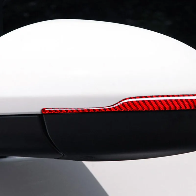Für Buick Excelle GT Exterieur-Modifikationsteile Kohlefaser-Rückspiegel Anti-Kollisions- und Anti-Kratz-Schutzstreifen Aufkleber