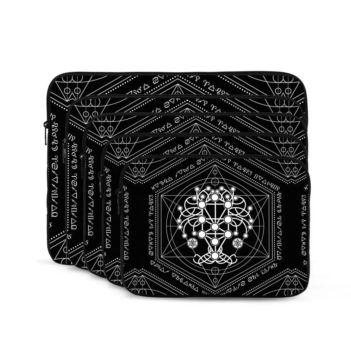 Leviathan Pentagram Kabbalah The Tree Of Life Sacred Geometry Ornament  Laptop Cover Case Laptop Sleeve Bag Portable Cover