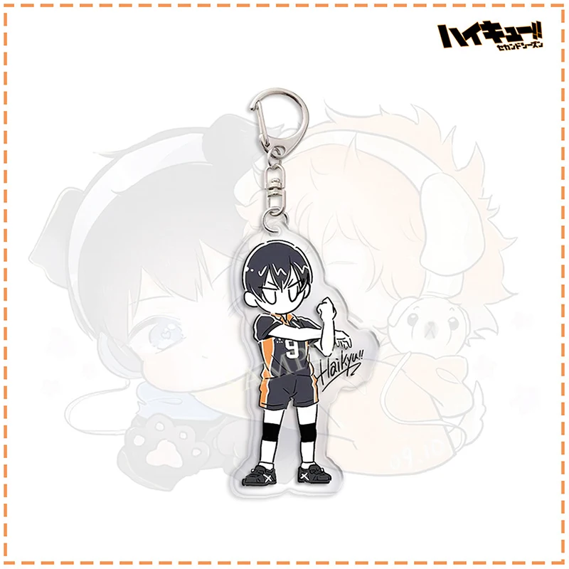 ¡Anime Haikyuu! Llaveros de acrílico, accesorios colgantes para mochila, decoración colgante, regalos