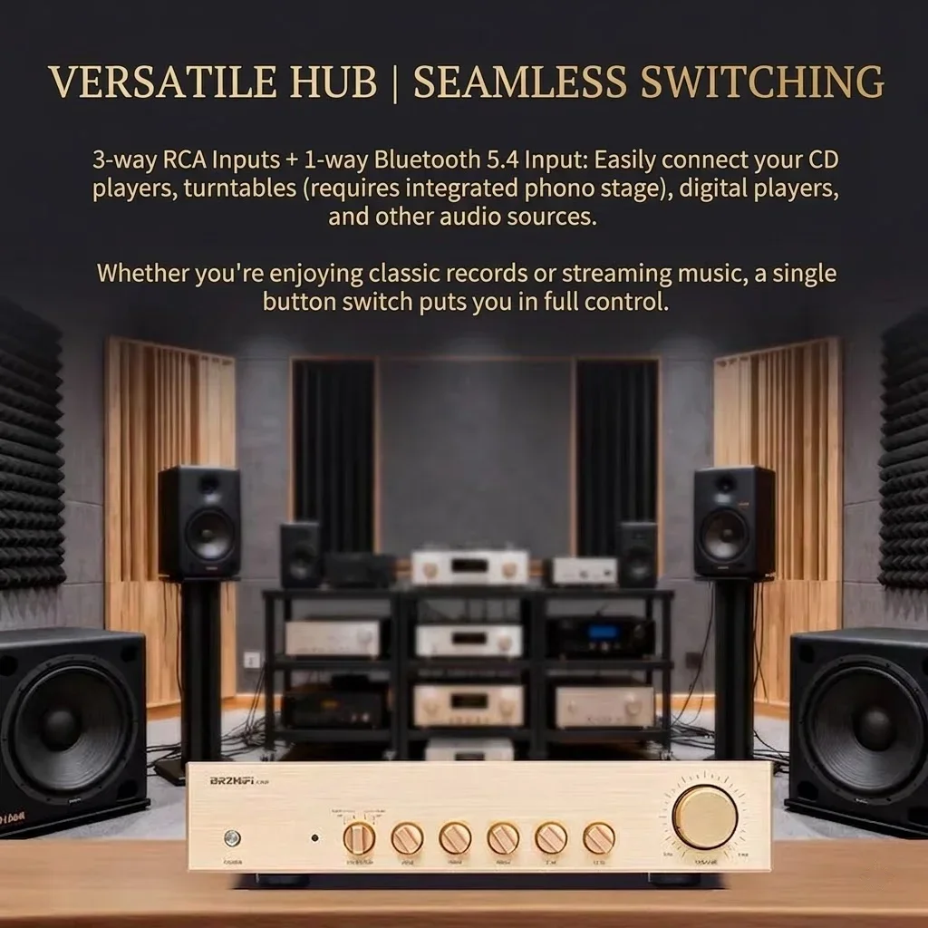 

Предусилитель Hi-Fi класса A Sound Maker-BRZHIFI Reference Accuphase C-200 с пультом дистанционного управления