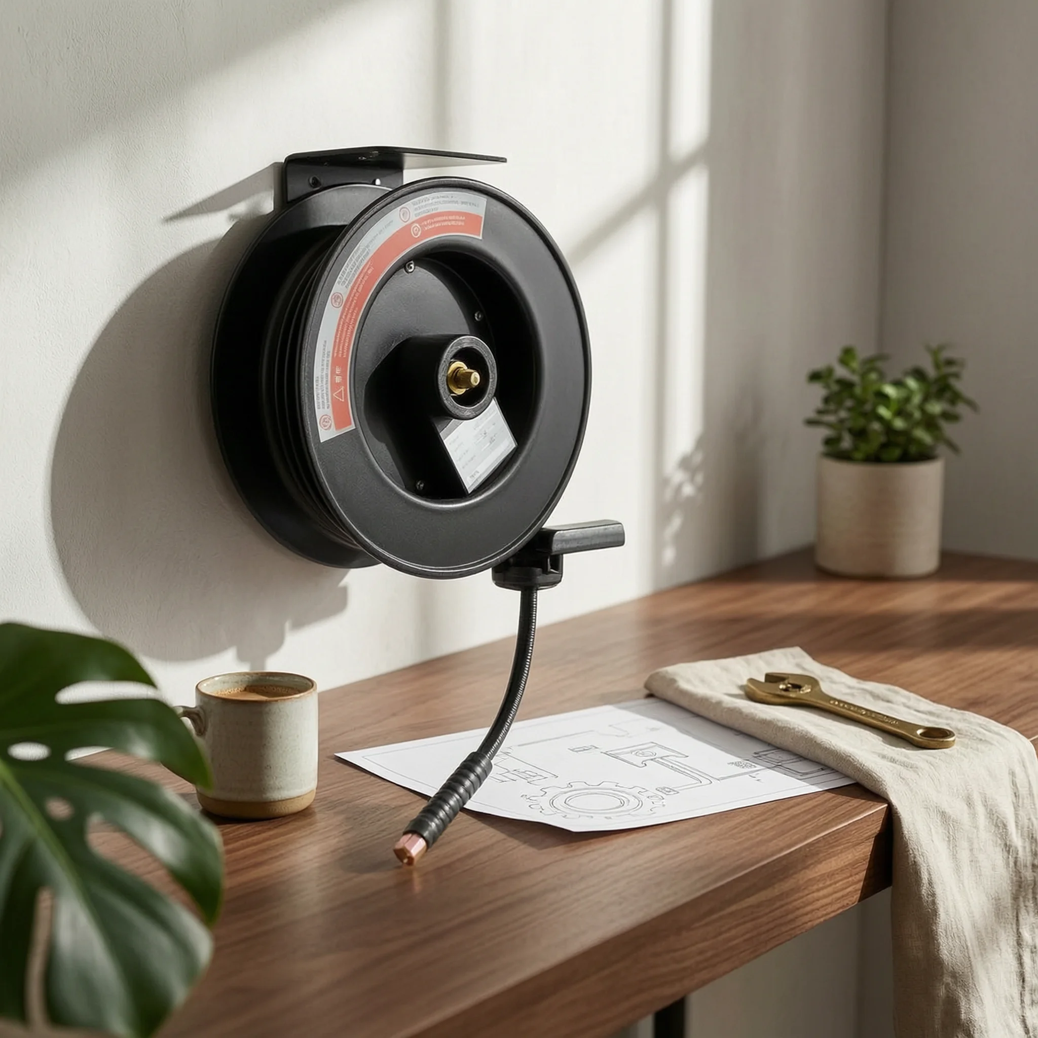 Heavy-Duty Pressure Washer Hose Reel
