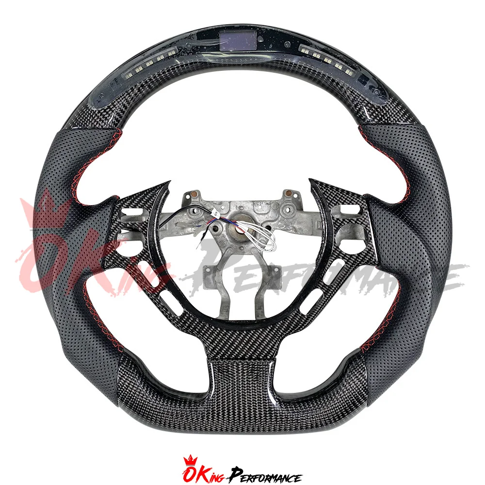 

LED Shift Build Carbon Fiber Customs Steering Wheel for Nissan GTR R35 Steering Wheel
