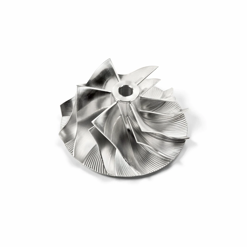 Rueda de Compresor Forjada TBO Billet 42x54mm 6+6 Rotación Hacia Adelante CNC de 5 Ejes 230-GT111