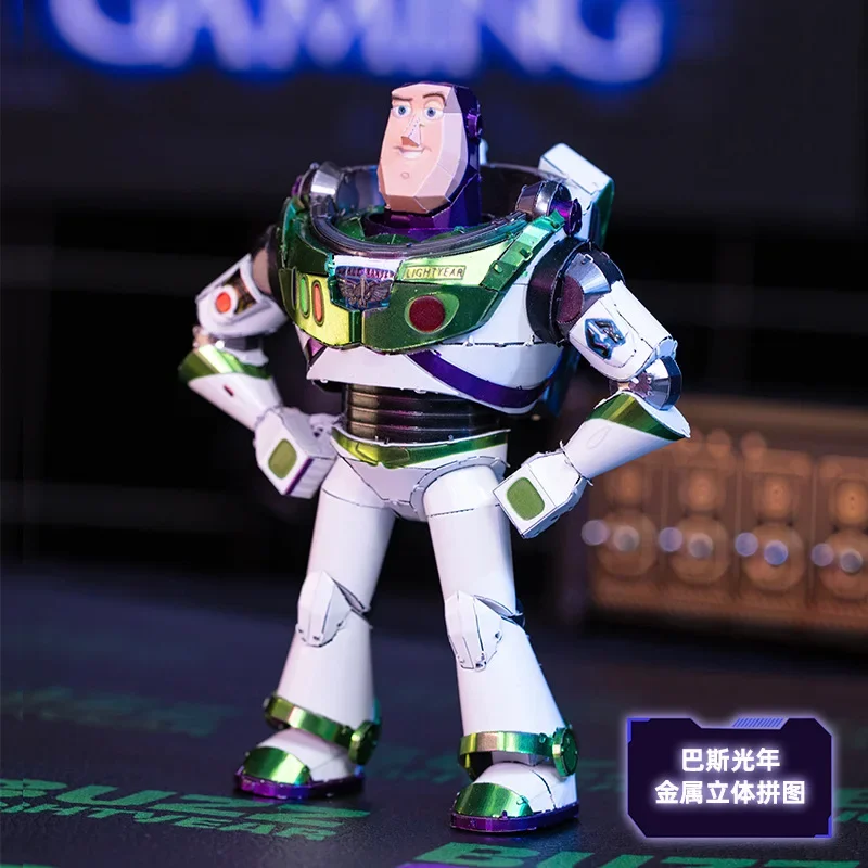 Cartoon Figures Buzz Lightyear 3D Anime Stereo Puzzle Metal Assembly Model Hand-made DIY Toys Ornament Accessories Crafts Gifts