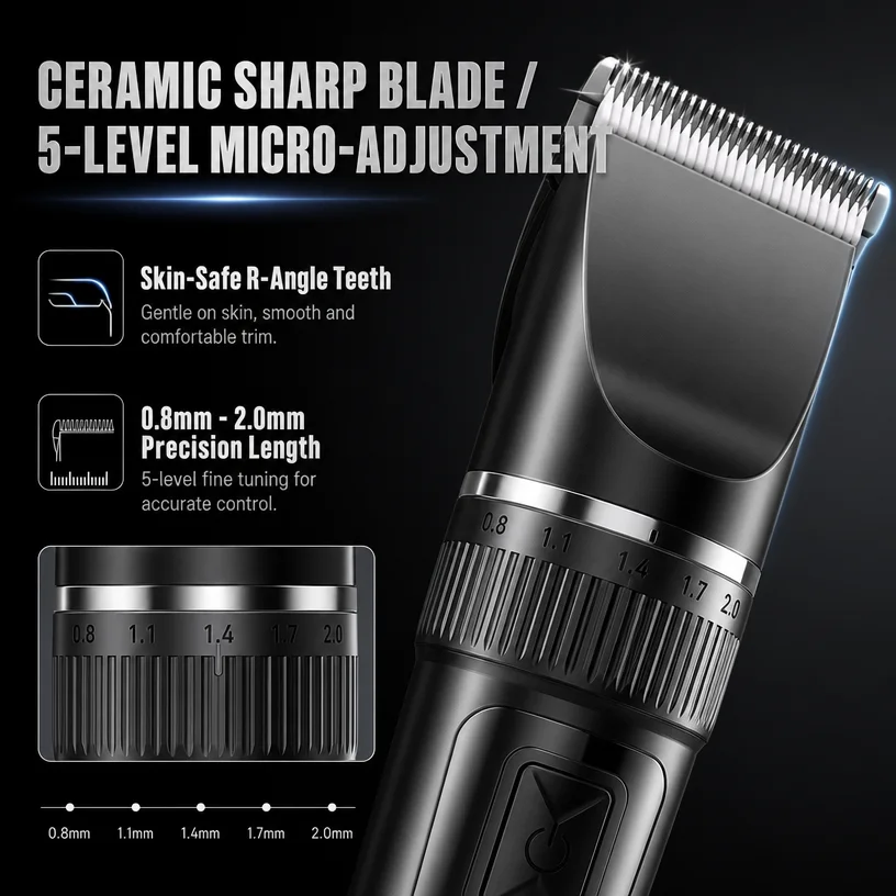 Conjunto profissional de corte - Beard Trimmer avaliação e preço