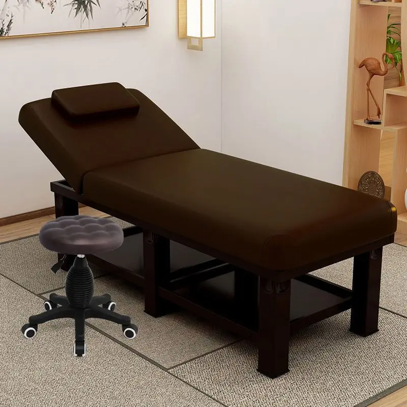 سرير تجميل AOLIVIYA، سرير تدليك خاص لصالون التجميل، سرير تدليك، سرير معالجة الكى المنزلي بنمط الفتحة Em