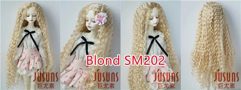 JD220 1/6 1/4 1/3 1/12 Blythes Extremely Long Curly Fashion Synthetic Mohair BJD Wig YOSD MSD SD Doll Accessories