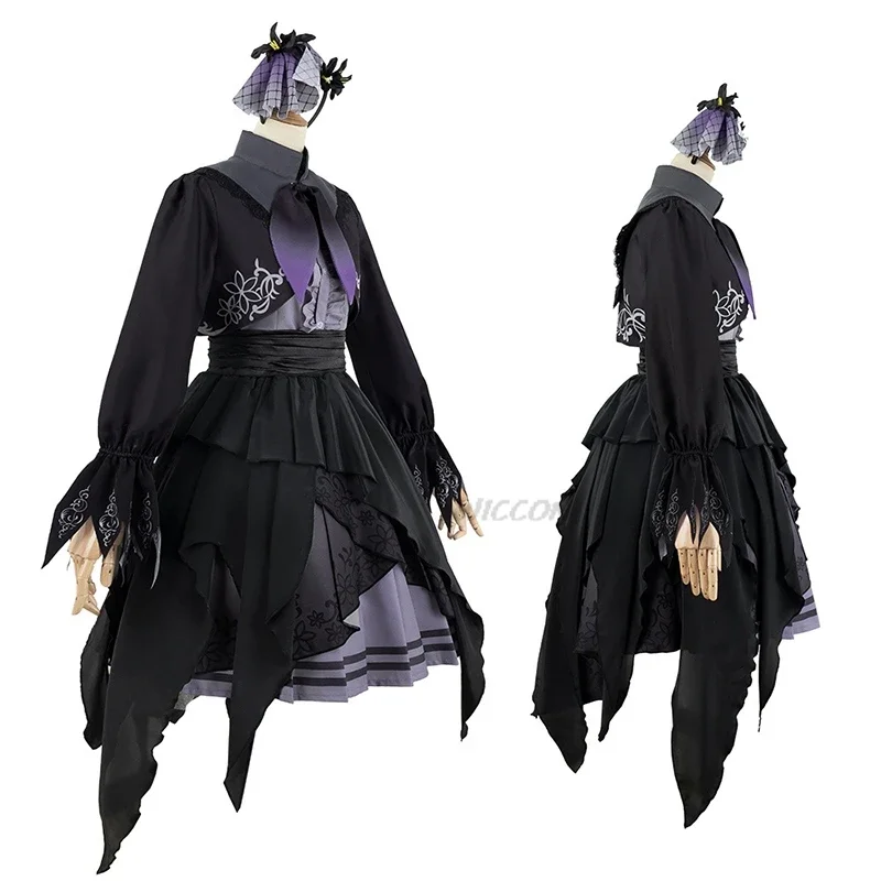 Spel Project Sekai Kleurrijke Podium Cosplay Kostuums Asahina Mafuyu Met Paars Violet Pruiken Anime Meisje 25-ji Nachtkoord Lolita