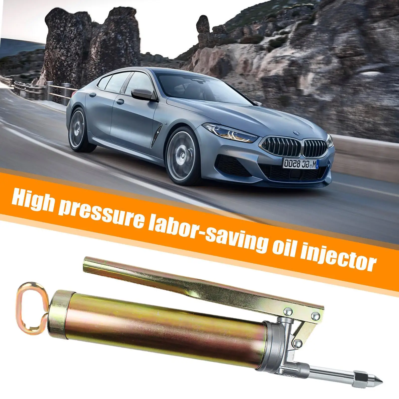 Manual Lubricator Large Capacity High Pressure Pumping Tool With Flexible Hose Heavy Duty Manual Lubricator For Auto
