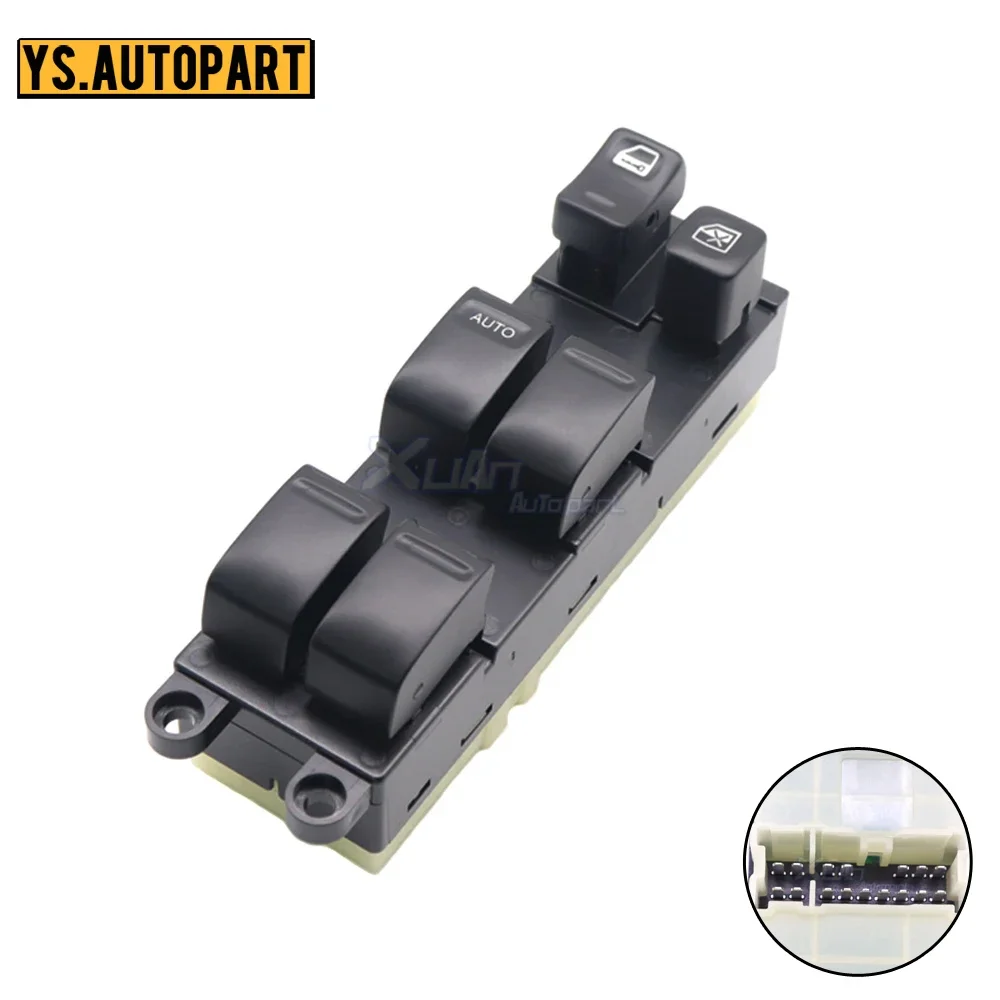 Front Left Power Window Master Lifter Control Switch 25401-EQ305 For Nissan X-Trail 2002-2007 02-07 25401EQ305 auto parts