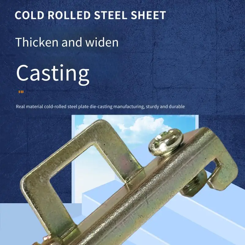 Single-layer fixing piece DZ47 guide rail terminal iron plug two screw terminals open baffle double-layer baffle