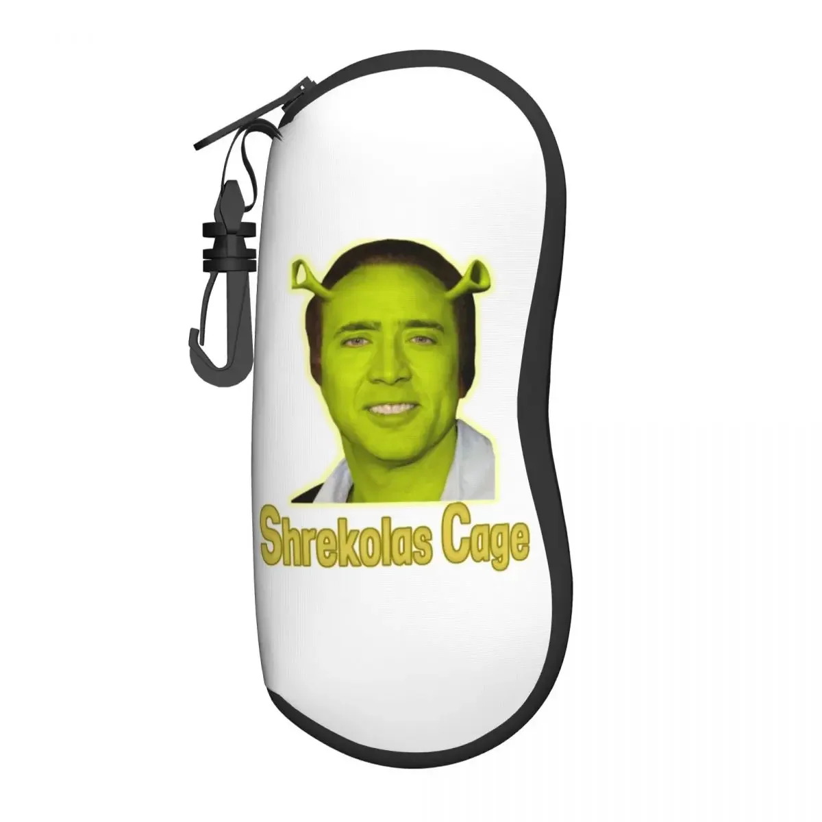 Niestandardowe etui na okulary Nicolas Cage Shrek Przenośne etui na okulary American Actor Shell Pudełko na okulary przeciwsłoneczne