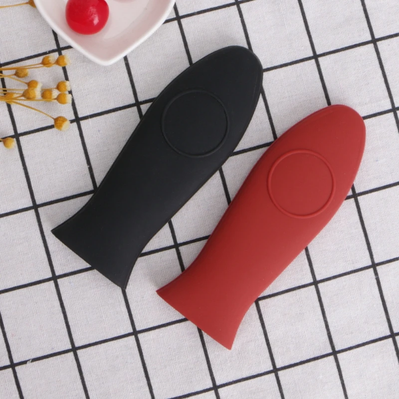 Silicone Hot Handle Holder Lodge Pot Sleeve Ashh Cover Grip For Kitchen Pan Hold