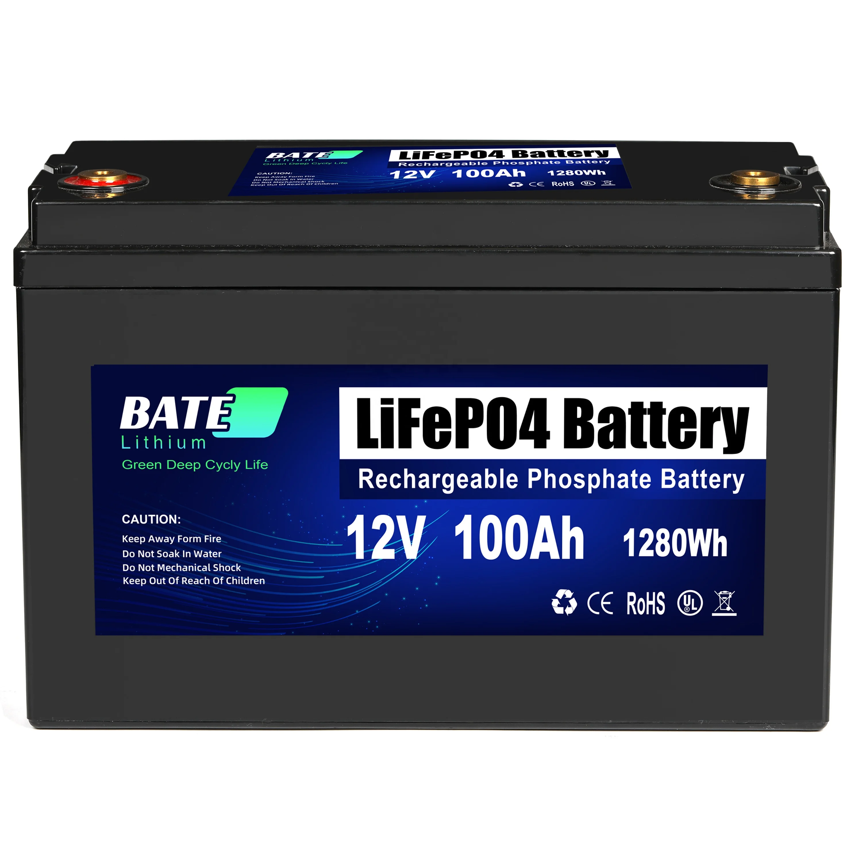 European In stock 5 Years Warranty Lithium Battery 12v 100ah Lifepo4 Battery Pack Lfp