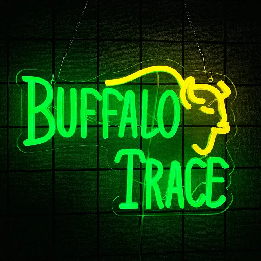 Jameson/Maker Mark/Crown Canadian Whiskey Signs for Man Cave Pub Bistro Party Decor Buffalo Whiskey Neon Sign for Wall Decor, view 3