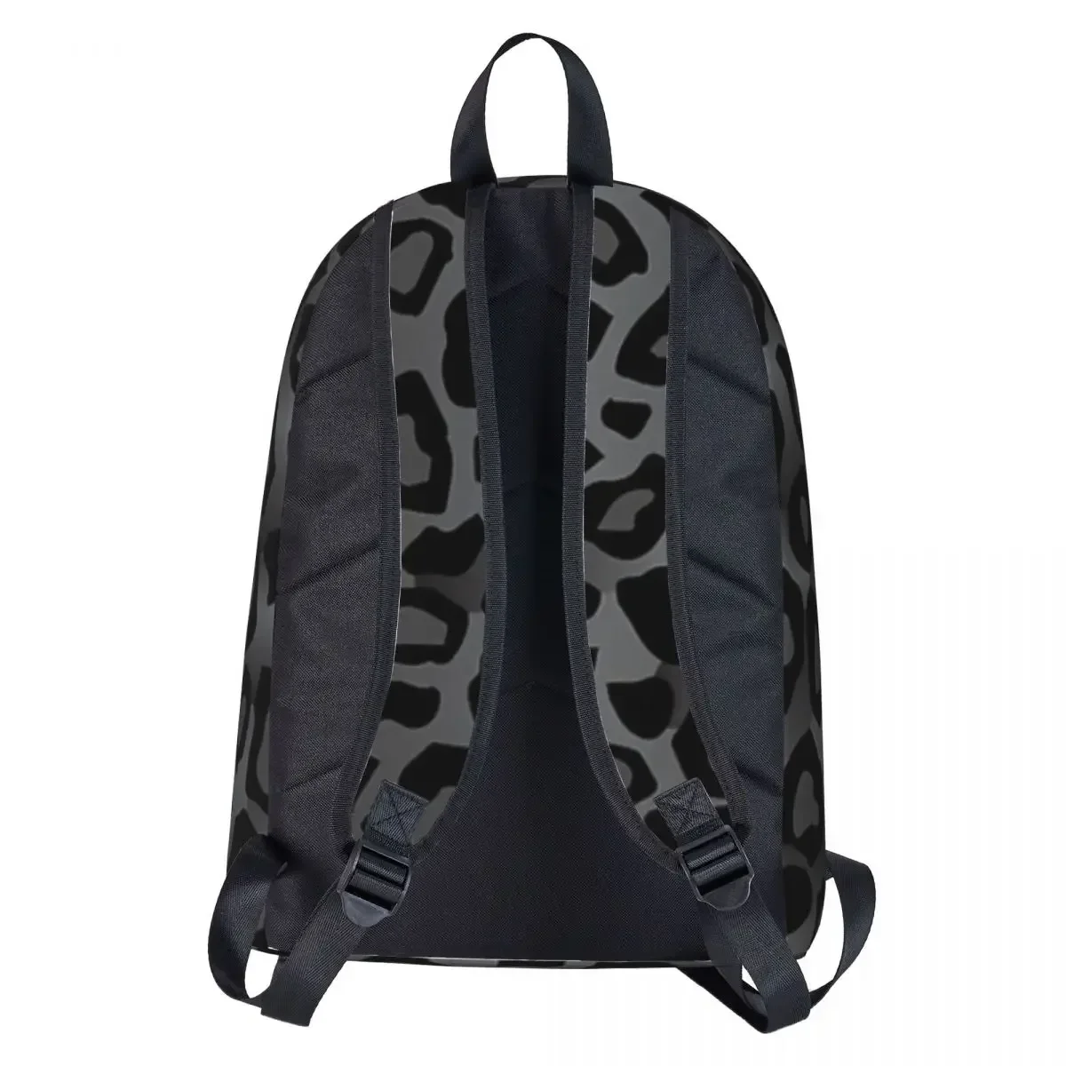 Gray Leopard Animal Pattern Woman Backpacks Boys Bookbag Fashion Children School Bags Portability Laptop Rucksack Shoulder Bag