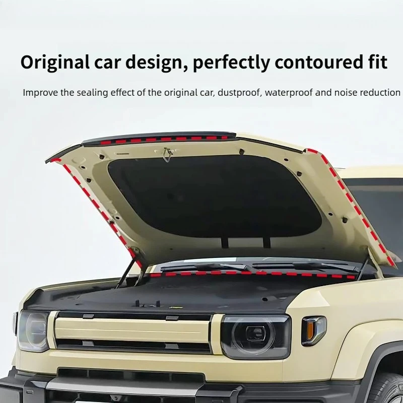 For Chery ICAUR ICAR V27 2026 Full Car Sound Insulation Sealing Strip Noise Reduction Waterproof Rubber Strip Accessories detail image 2