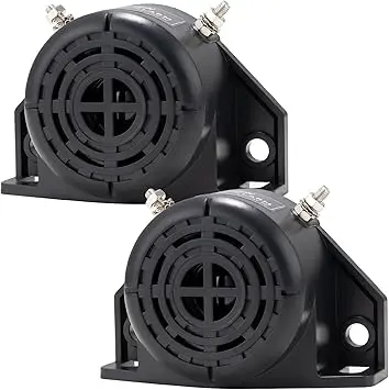 

12V-48V Car Reverse Horn Truck 2Pcs Back-up Alarm 105dB BIBI Buzzer Warning Alarm Siren Waterproof Industrial Heavy-Duty Backup