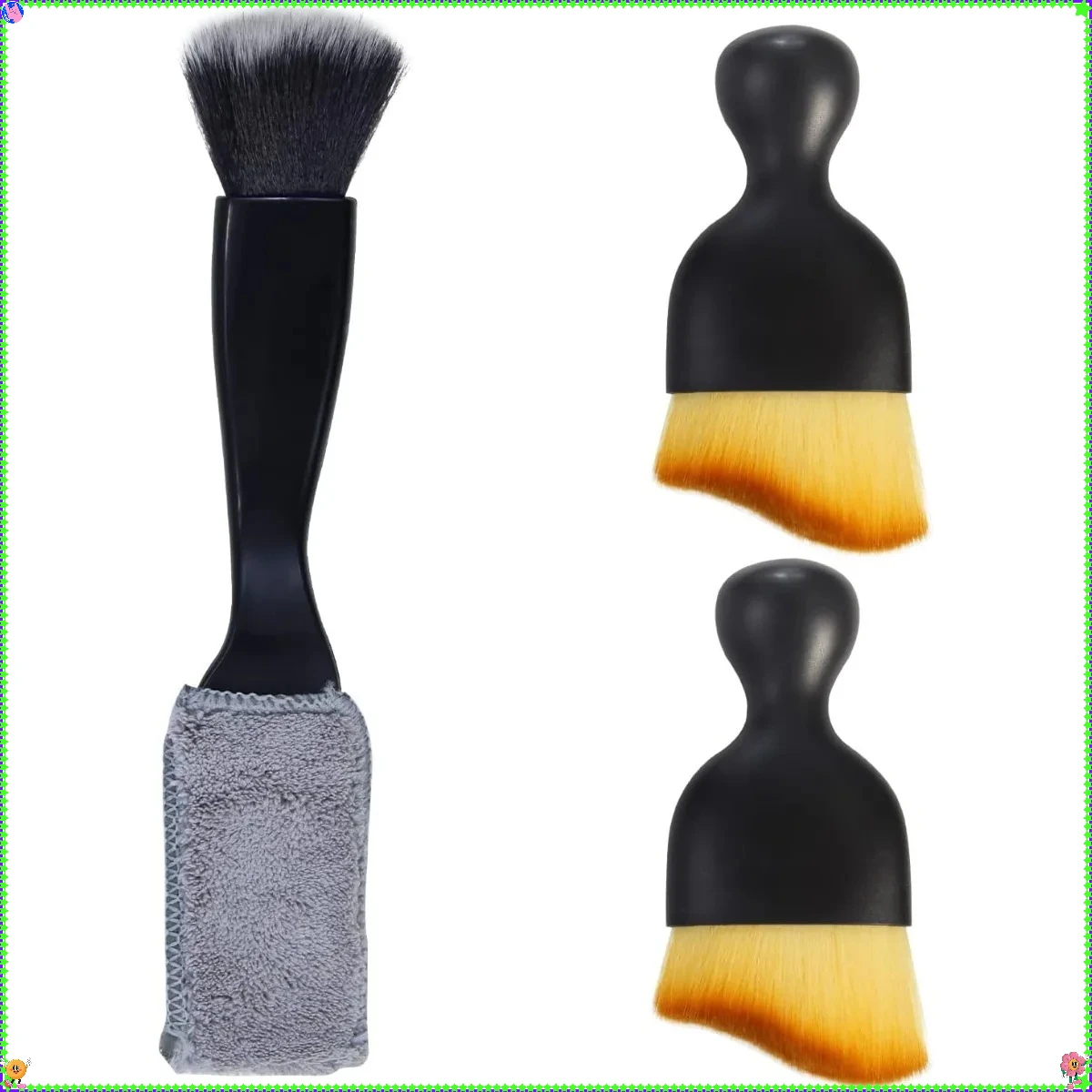 

3-х шт. щетки для пыли для детализации салона автомобиля, мягкие инструменты для детализации салона автомобиля, щетки для пыли на приборной панели