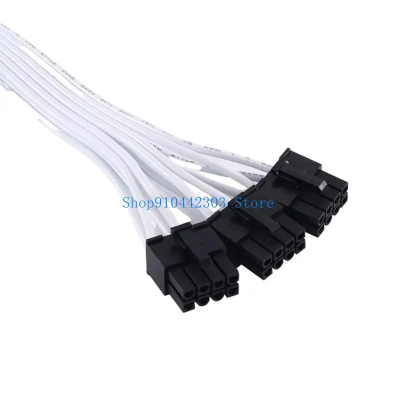 L4MD 3x 8Pin Male to 12VHPWR PCIE 5.0 16Pin ATX3.0 Modular Cable for RTX40 Series Graphics Cards Reliable Connection Cord