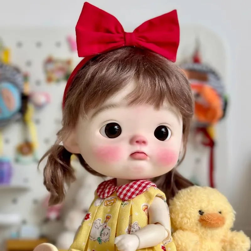 

New sd BJD doll 1/6 big head cute doll full set girl high quality resin toy birthday gift baby angel dolls in