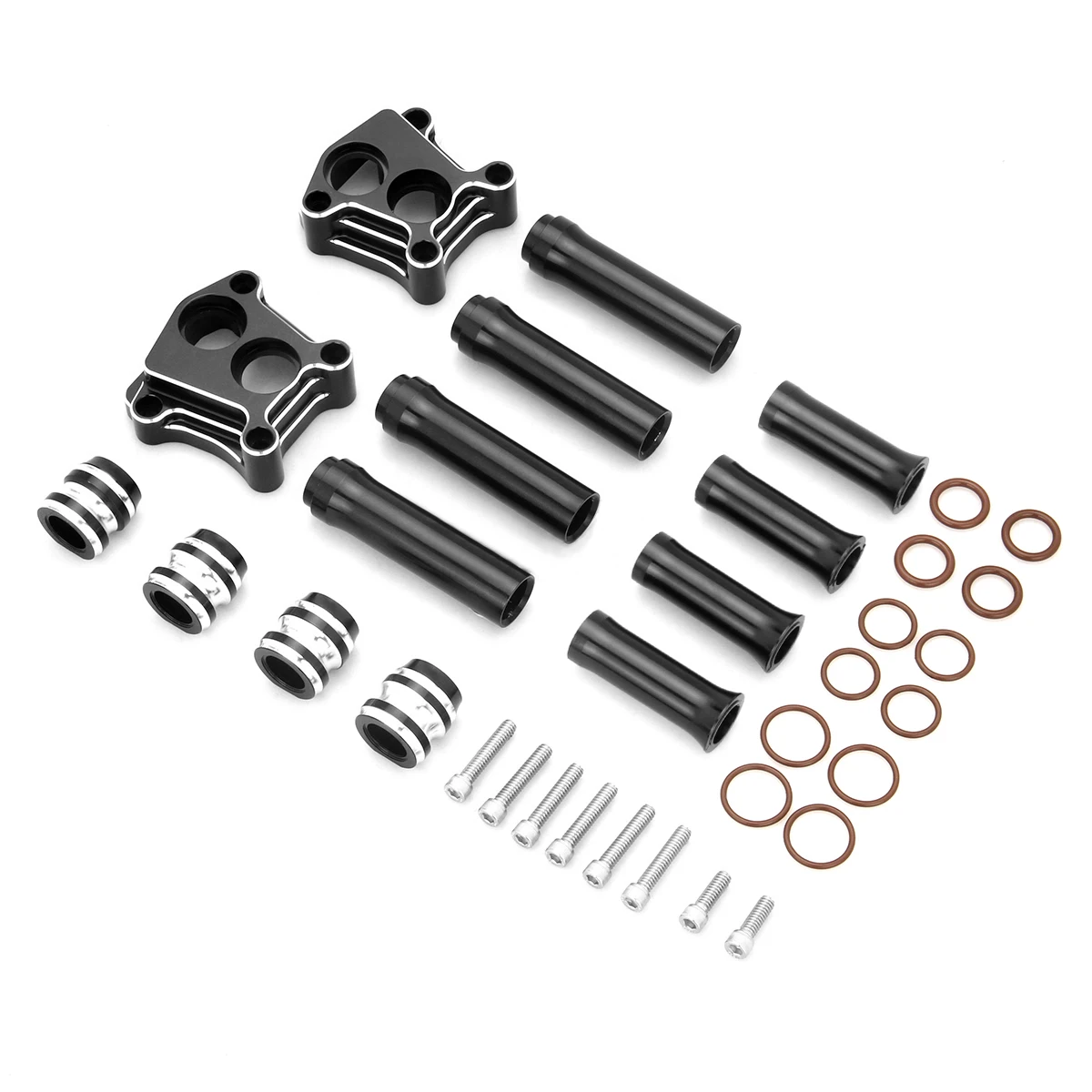 Pushrod Lifter Block Covers for Harley Twin Cam Road King street glide Fat Boy Softail Slim FLS Deuce FXSTD Street Bob