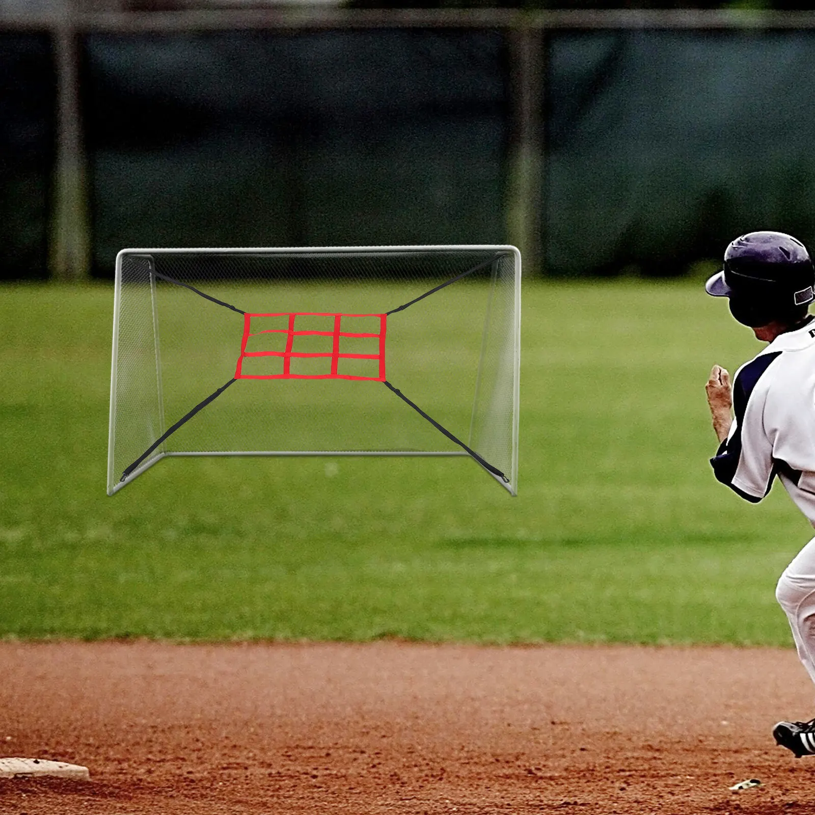 

Hitting Net Baseball Softball Adjustable Height Training Target Pitching Batting Practice Portable Replacement Nets Team