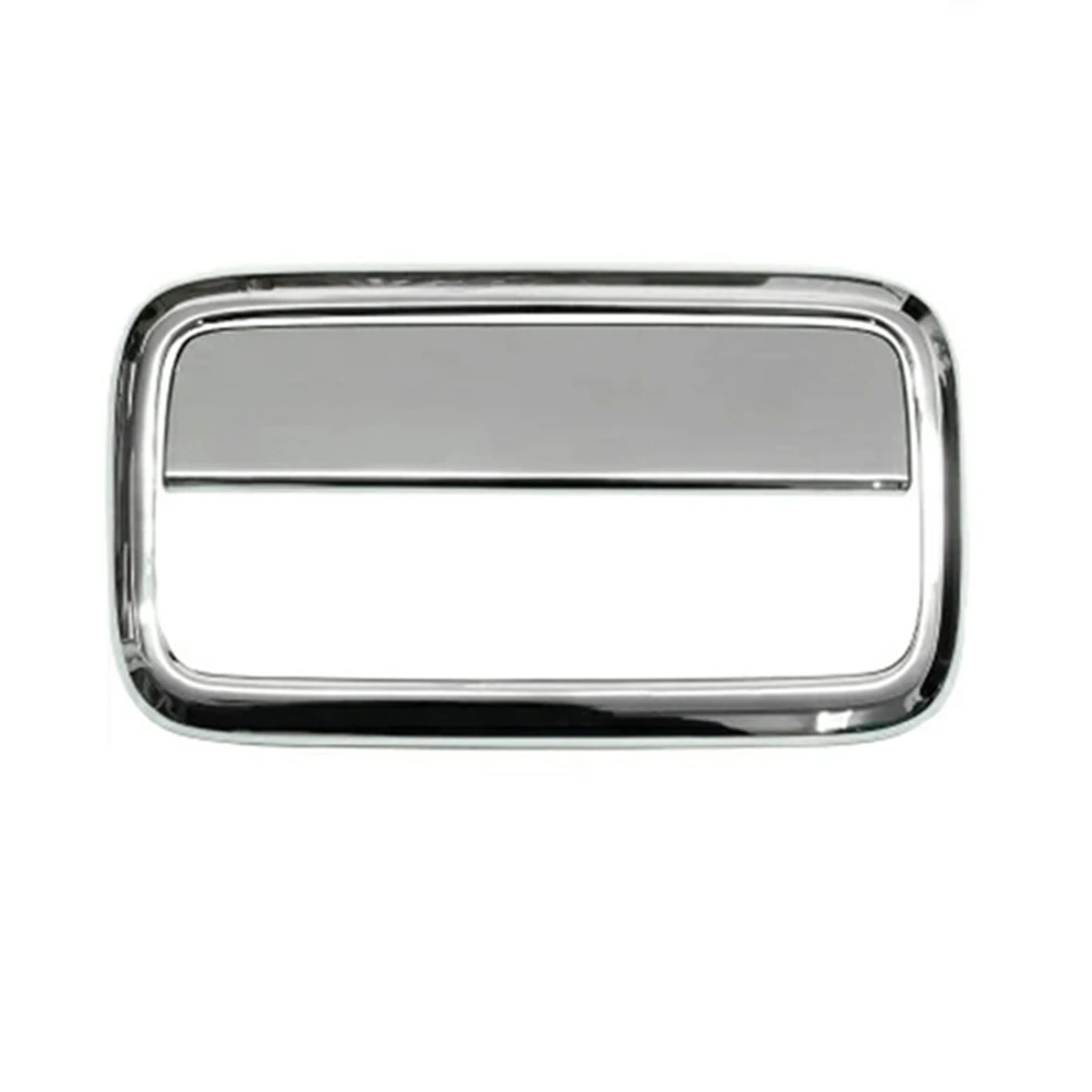 Car Chrome ABS Rear Trunk Tailgate Door Grab Handle Bowl Decoration Cover Trim for Daihatsu ATRAI / HIJET CARGO 2022+