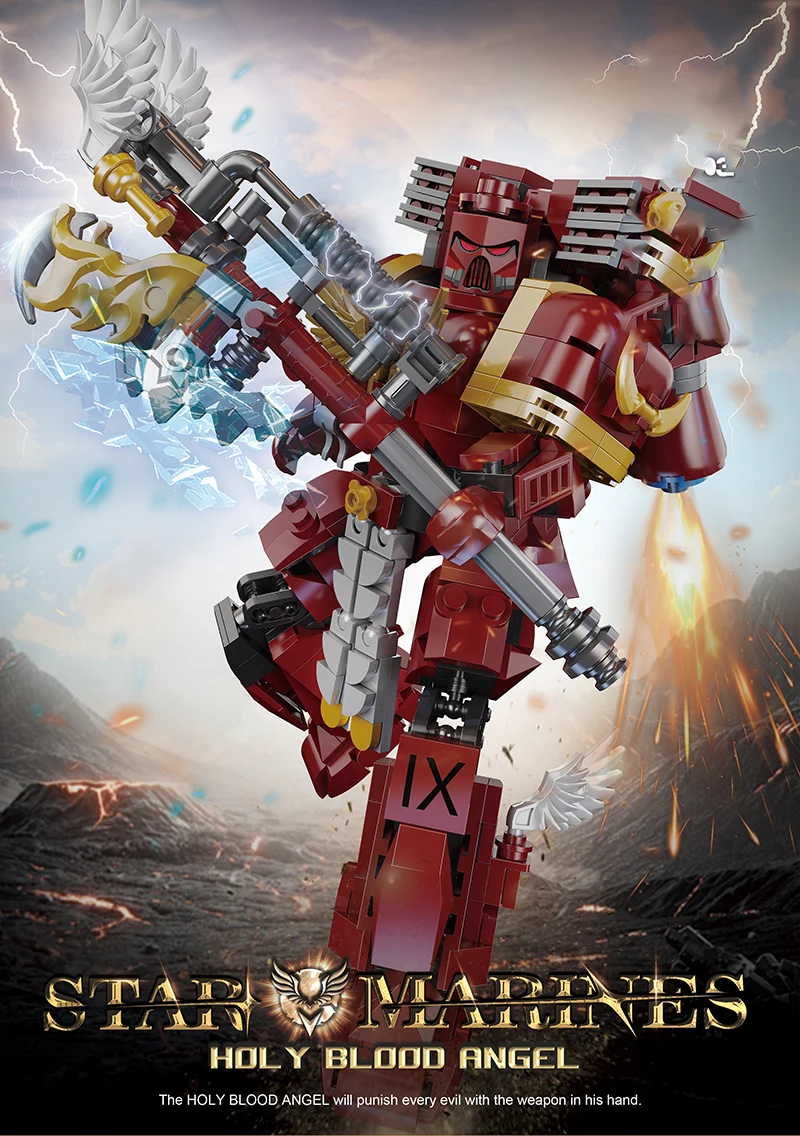 전쟁 군인 스타 전사 MOC 빌딩 모델 블록 액션 피규어 소장 장난감 소년을위한 선물 성인 어린이 DIY 벽돌 키트