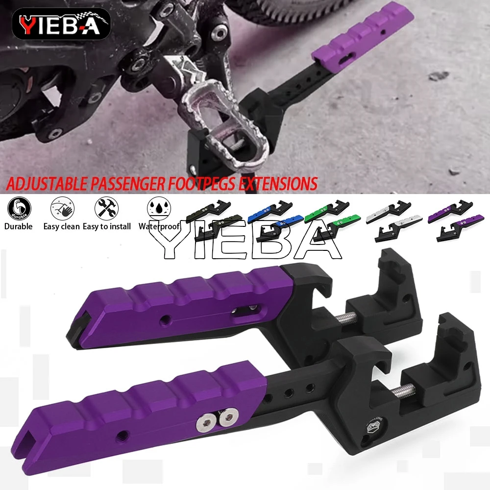 

For Honda CRF250RX CRF250R 2020-2024 2025 2026 CRF 250R Motocross Accessories Dirt Bike Off-Road Passenger FootPegs Extensions