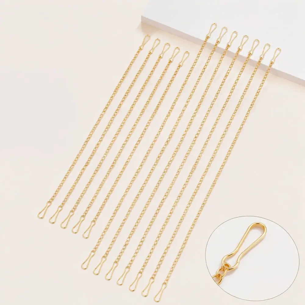Metal Hanging Chain With Hooks Commercial Display Fixture Retail Signage Support For Shop Office Door Signs Organization