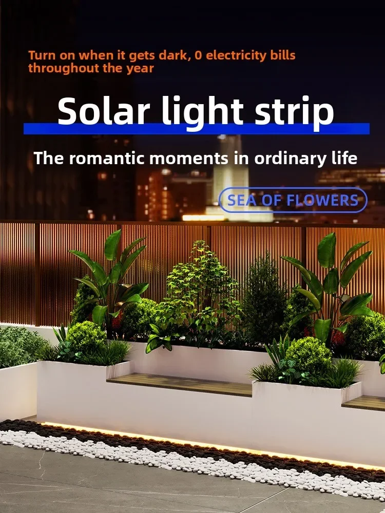 YFY  Outdoor Corner Box Seat Courtyard Flower Box Partition Terrace with Seat Finished Product