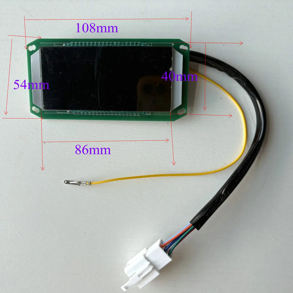 Color LCD Dashboard 48v-96v Battery Power/Speed/Light Indicator Instrument for Electric Scooter Bicycle Tricycle Parts